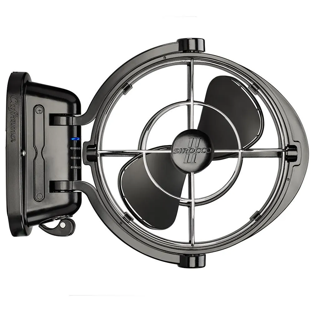 Sirocco II, 12V Gimbal Fan Blk